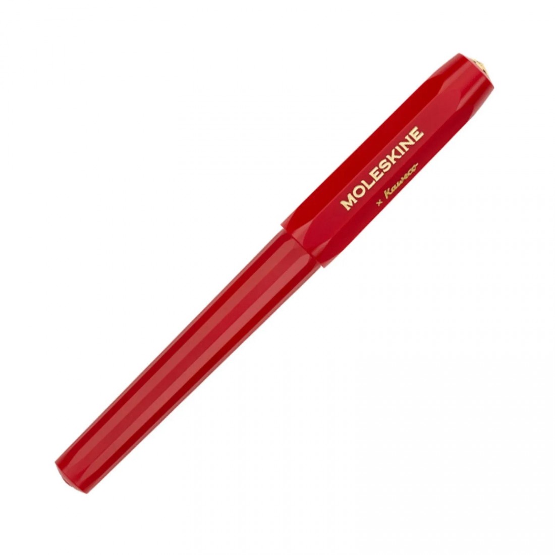 Kaweco and Moleskine red fountain pen
