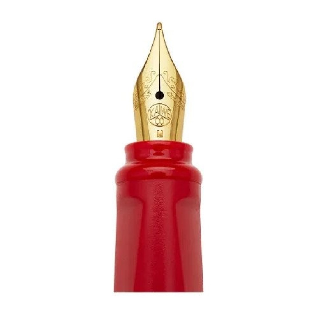 Kaweco and Moleskine red fountain pen