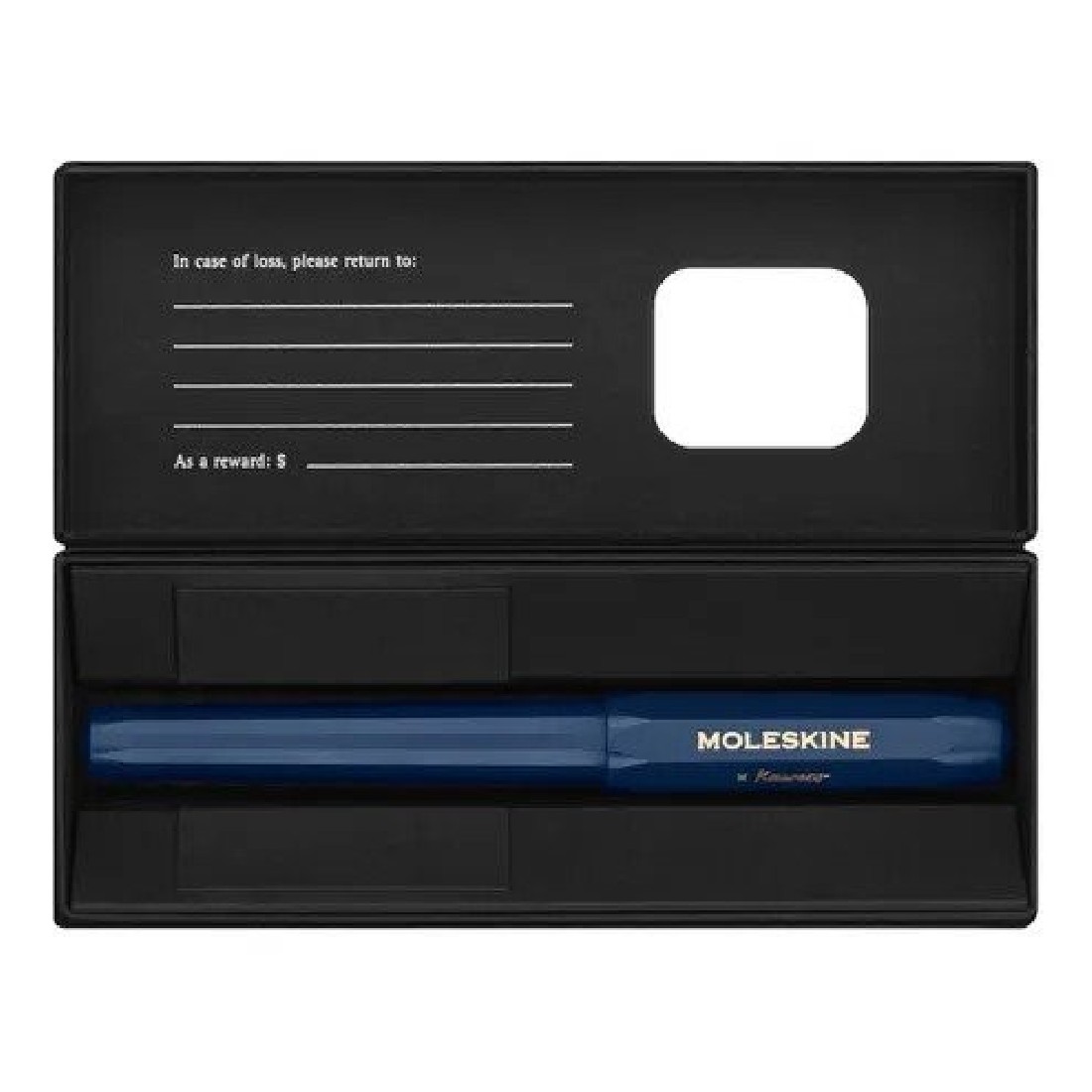 Kaweco and Moleskine blue rollerball
