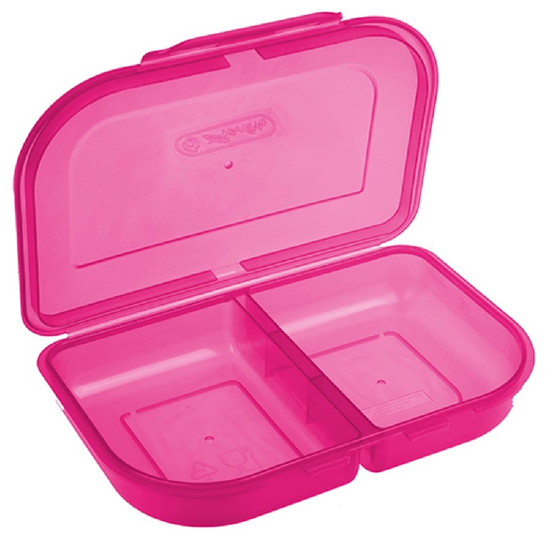 Δοχείο Φαγητού πλαστικό (με 2 χώρους) Pink 11415296 Herlitz.