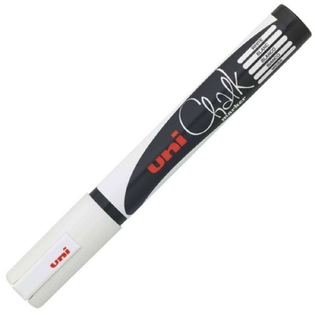 Μαρκαδόρος Κιμωλίας 1.8-2.5mm. White PWE-5Μ Uni-Ball