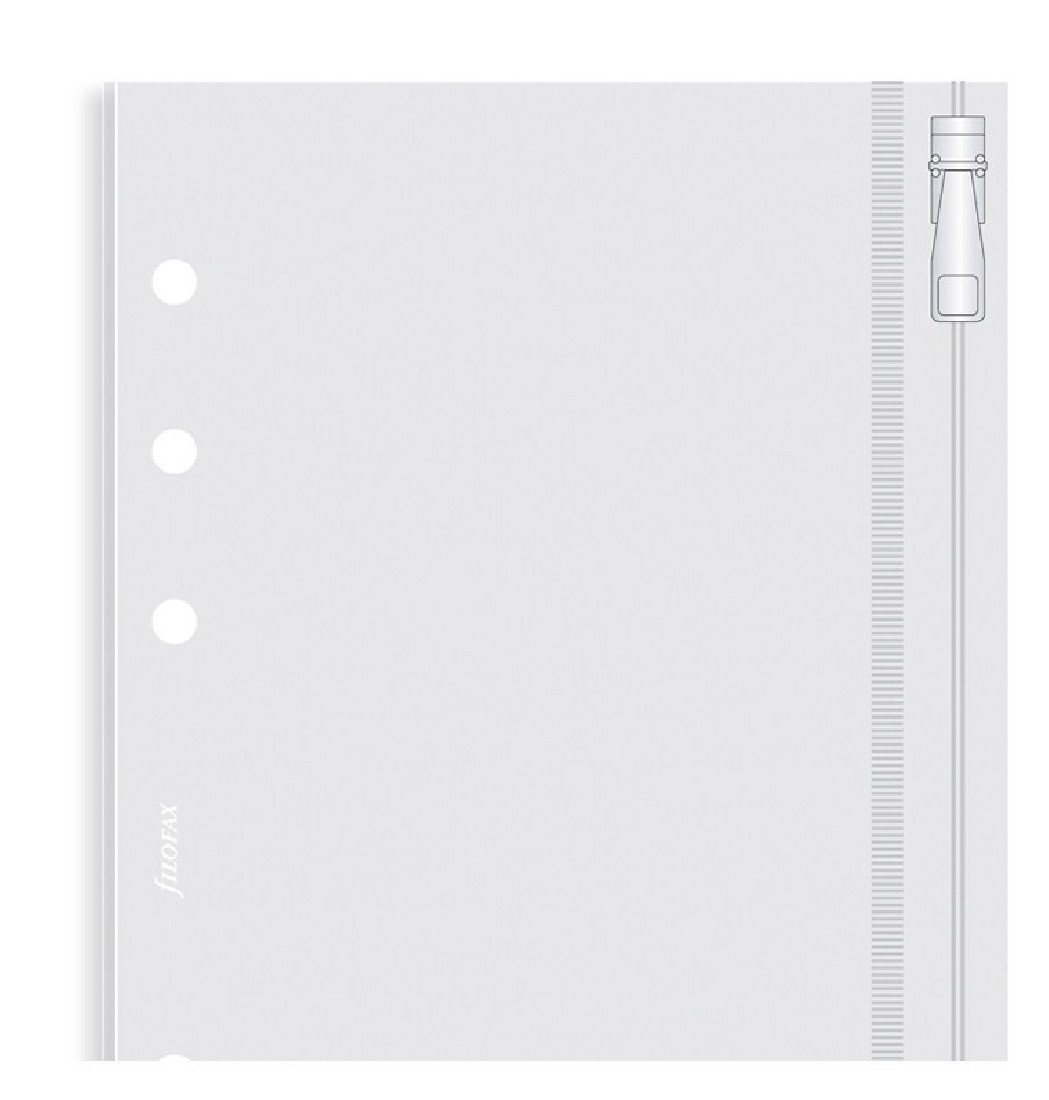 Filofax Refill Personal Zip Closure Envelope 133618