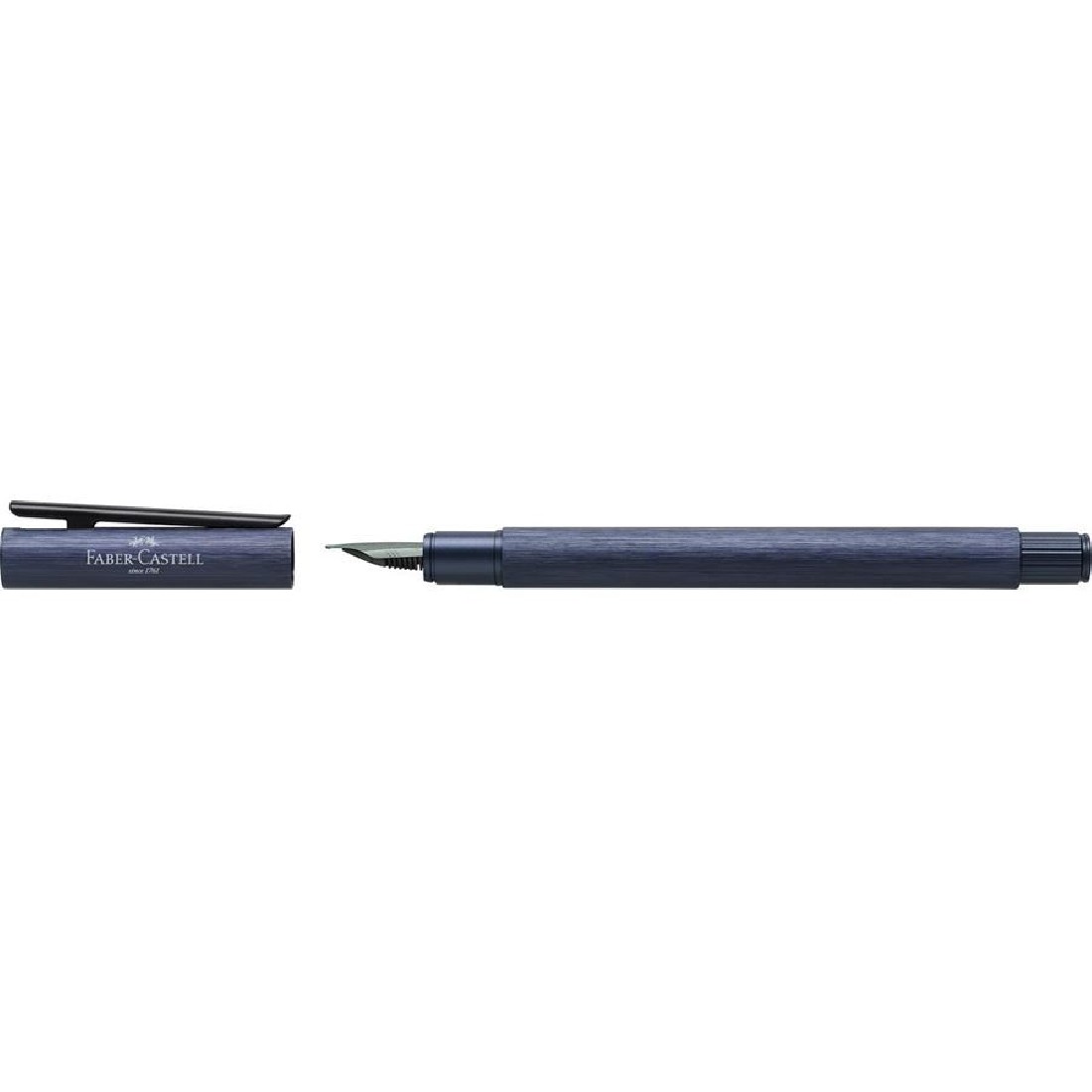Faber Castell Fountain Pen NEO Slim Aluminium Dark Blue  146160