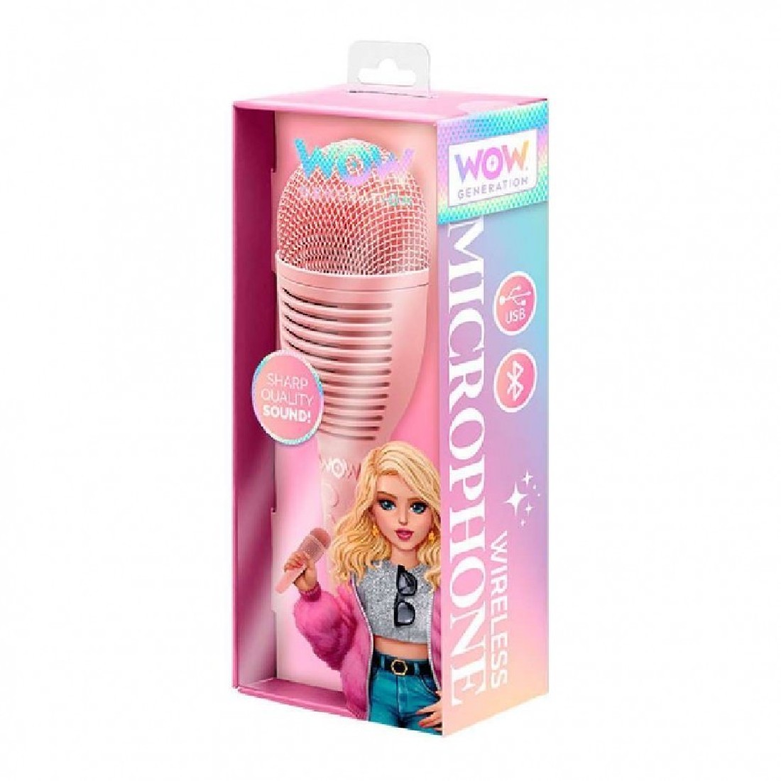 Wireless Karaoke Microphone Recorder 86723 Wow Generation.