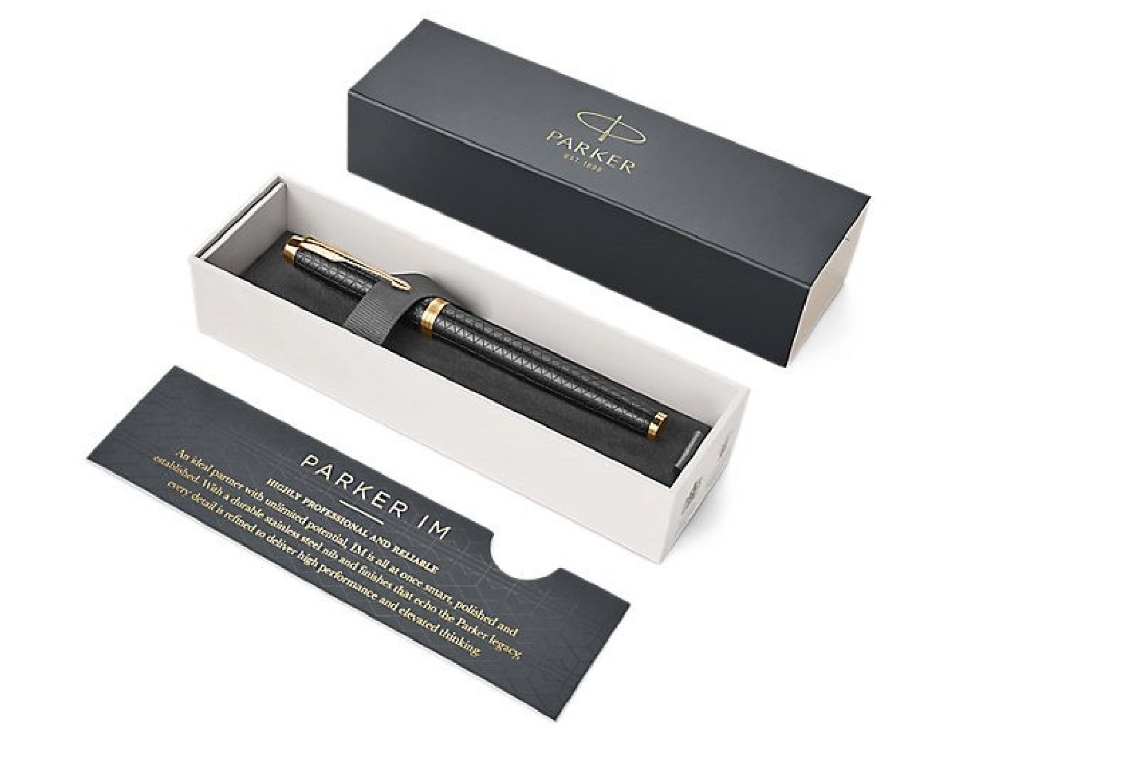 Parker IM Premium Black Gold GT Fountain Pen
