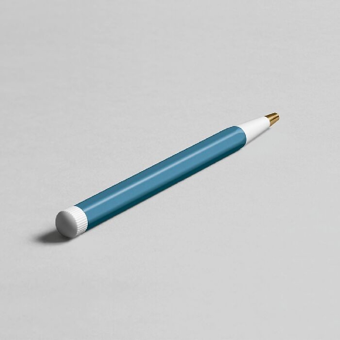 Leuchtturm 1917 Drehgriffel Nr.1 Gelpen Stone Blue, with black ink