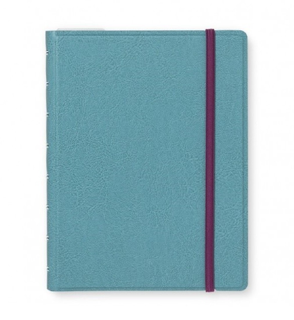 Filofax Notebook Refillable Ruled A5 Neutrals Teal 179522