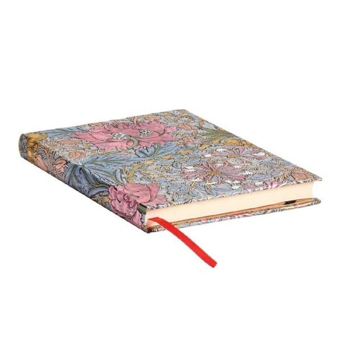 Paperblanks William Morris, Pink Honeysuckle, Midi, 13,18cm, Lined, 144 pages, 120gsm
