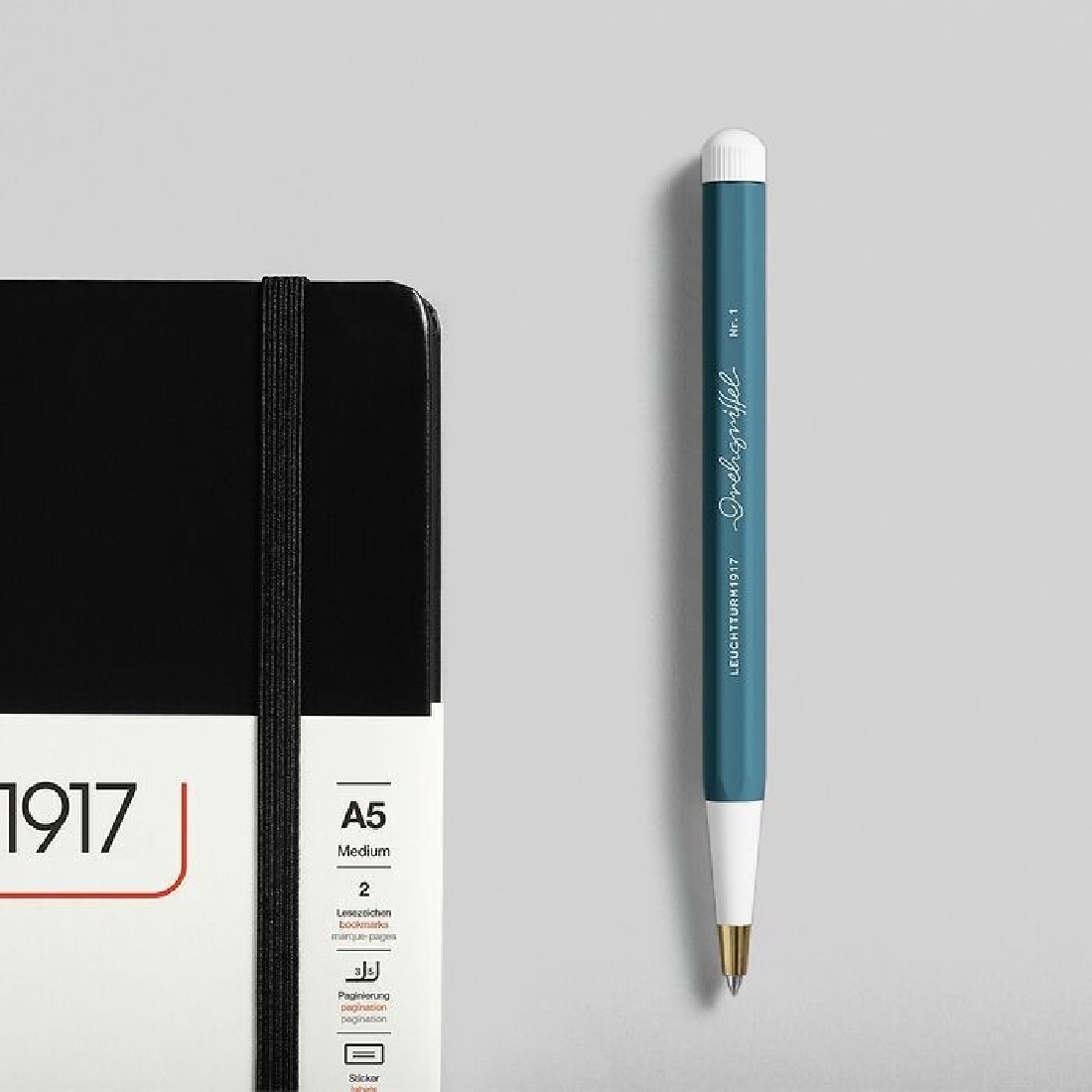 Leuchtturm 1917 Drehgriffel Nr.1 Gel pen Navy with black ink