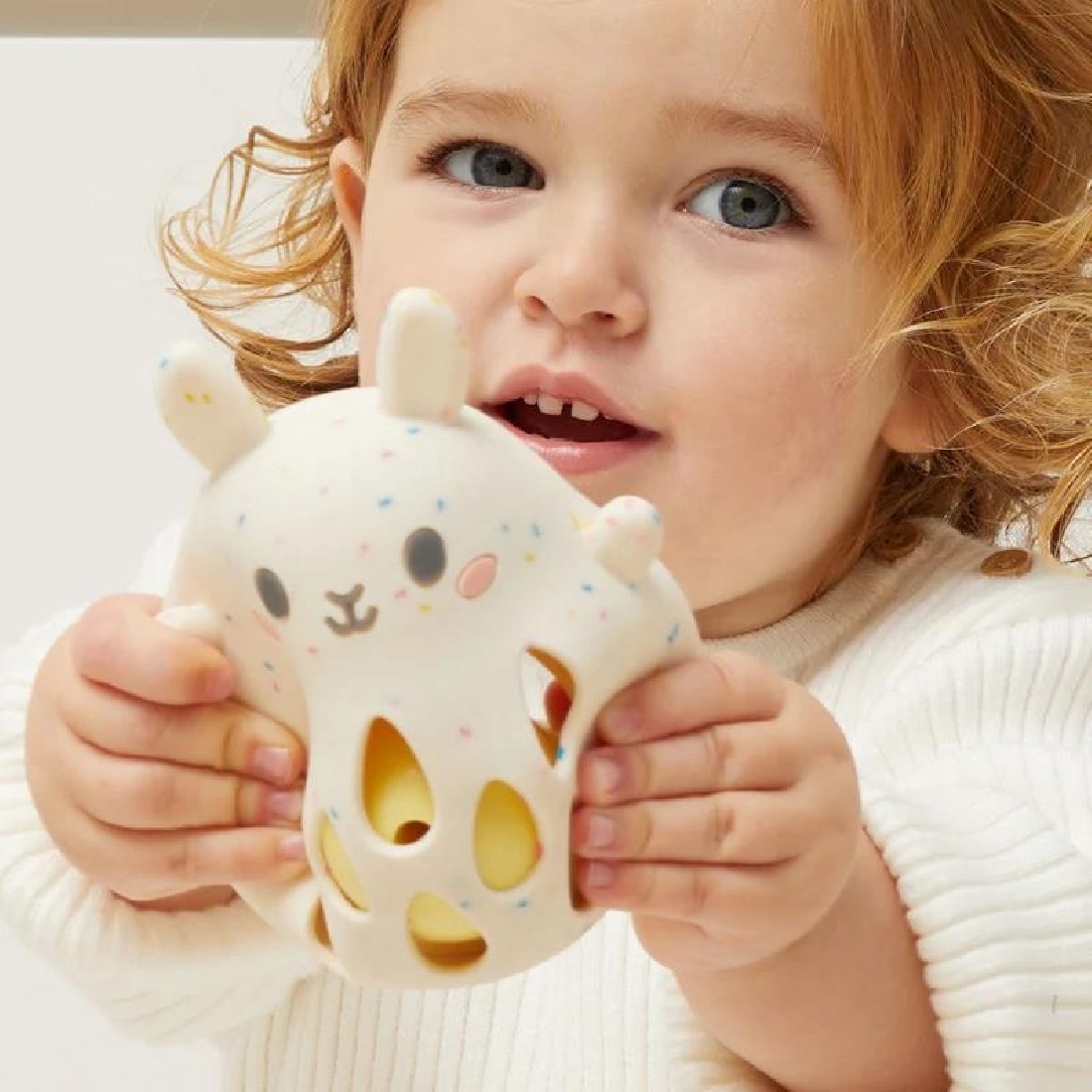 Κουδουνίστρα σιλικόνης Bunny 20306 Tiger Tribe