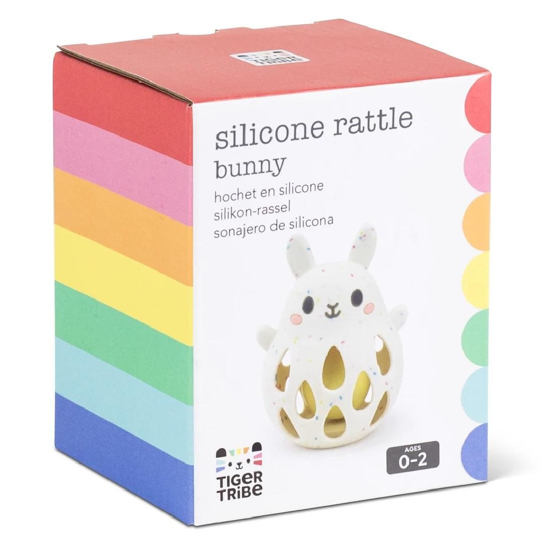 Κουδουνίστρα σιλικόνης Bunny 20306 Tiger Tribe