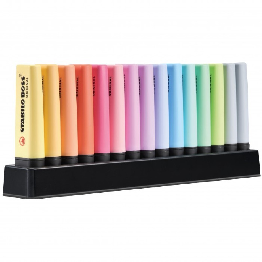 Μαρκαδόροι Υπογράμμισης Deskset 15 τεμάχια 7015-02 Stabilo Boss Original Pastel,