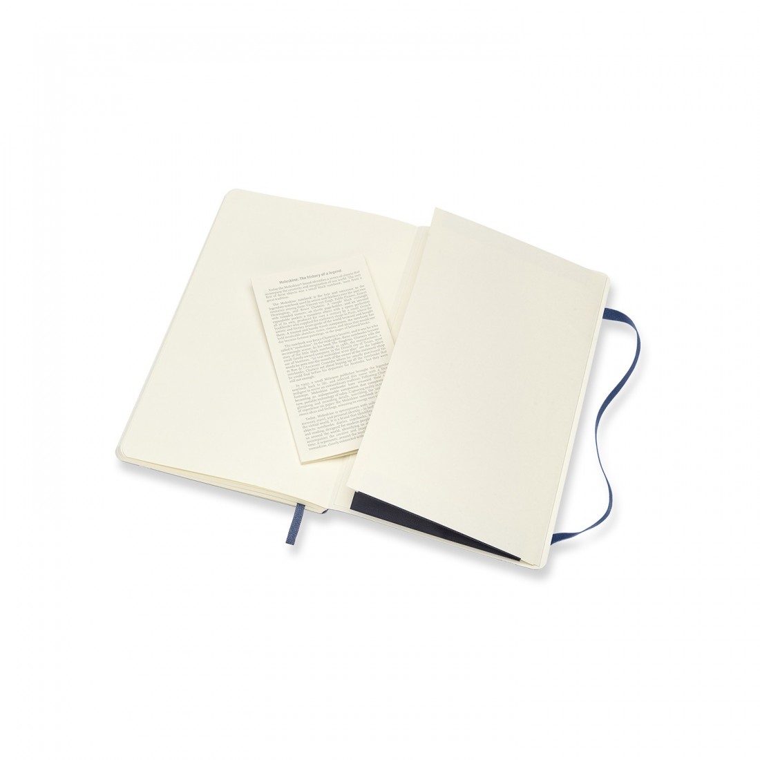 Notebook Large 13x21 Dotted Sapphire Blue Soft Cover Moleskine.