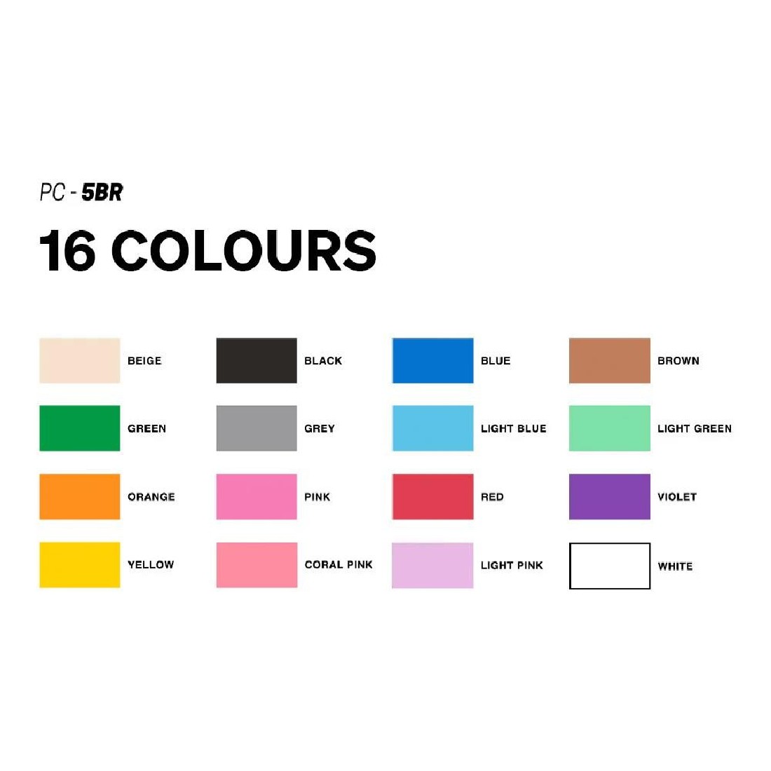 POSCA Μαρκαδόρος  PC-5BR 1-4mm Μύτη Πινέλο -Blue