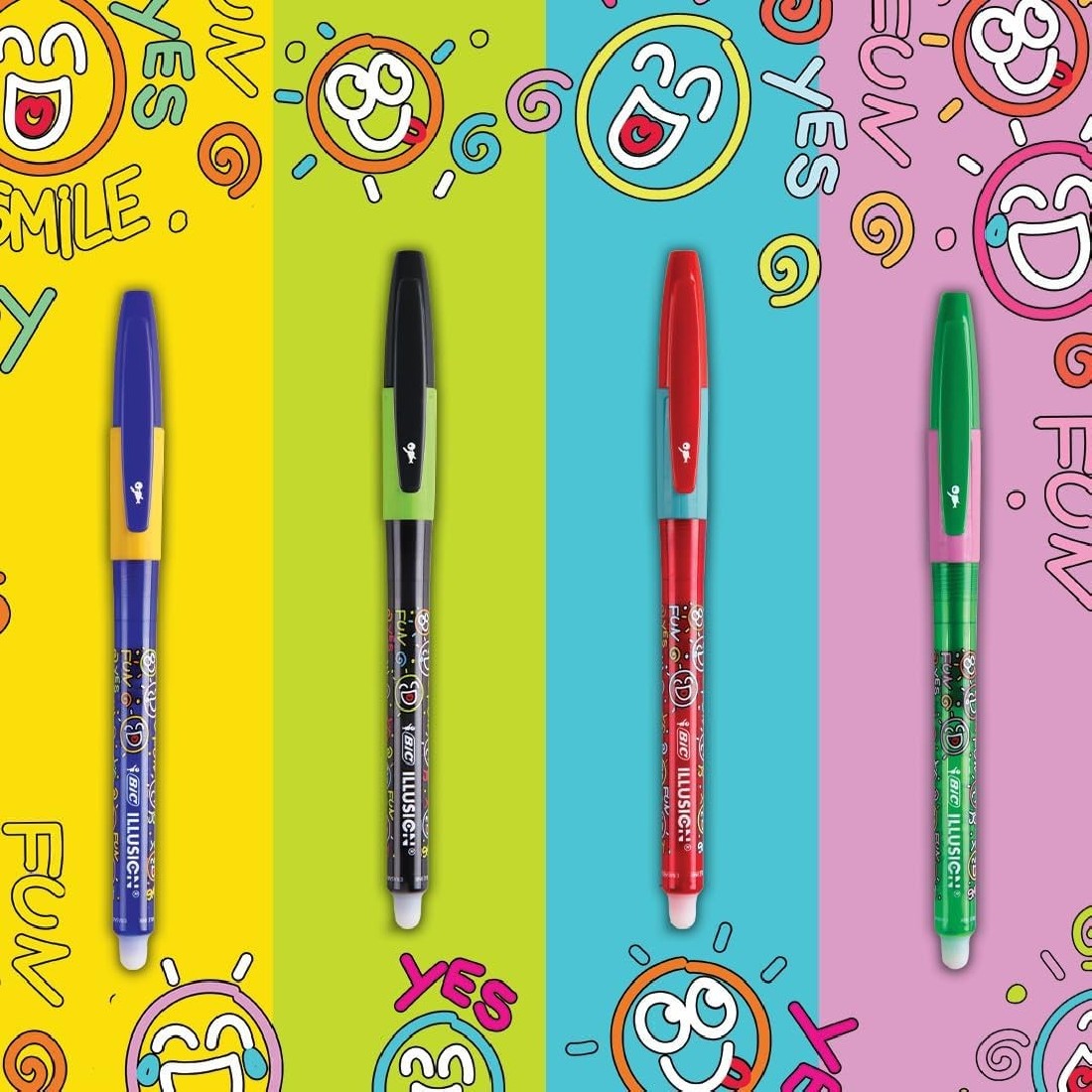 Στυλό Γράψε - Σβήσε Illusion Μπλέ 0.7mm BIC