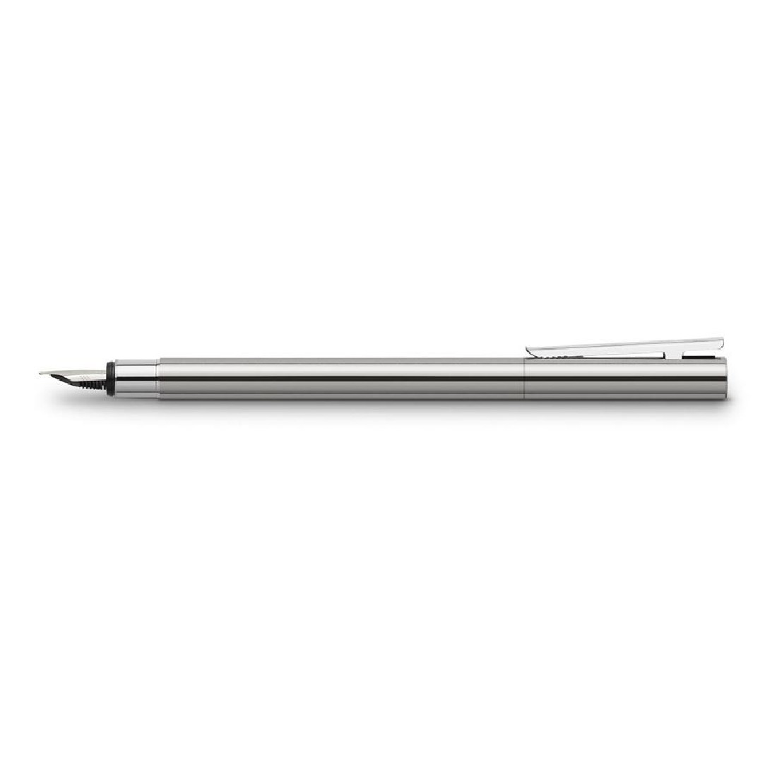 Faber Castell Fountain Pen NEO Slim Shiny Stainless Steel 342001