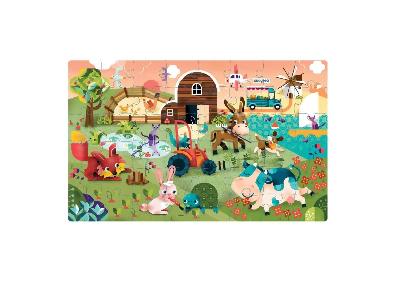 Floor Puzzle 30τμχ. Farm 28450 Oddy at sea.