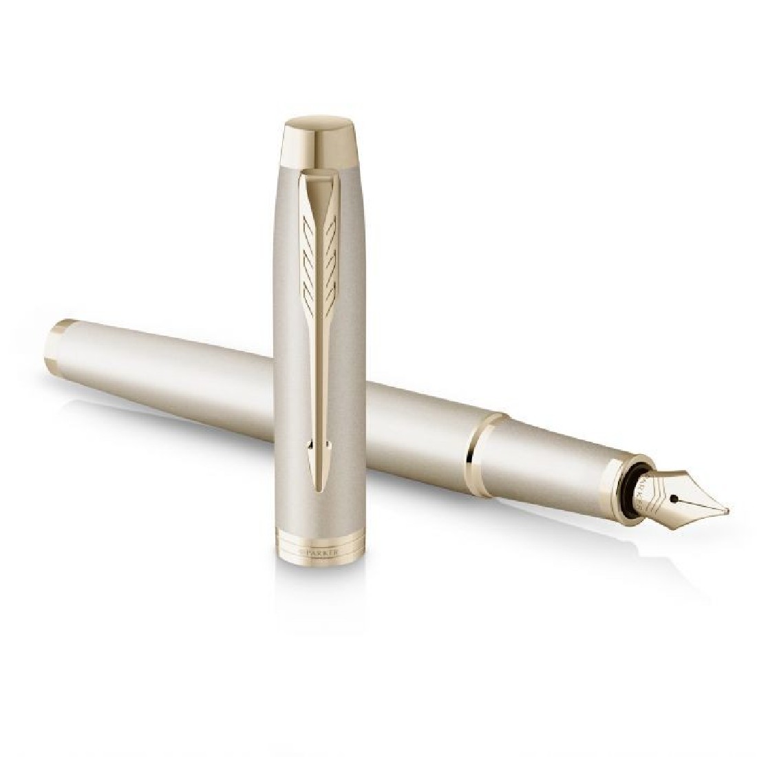 Parker IM Mono Champagne Set Fountain pen and Ballpen