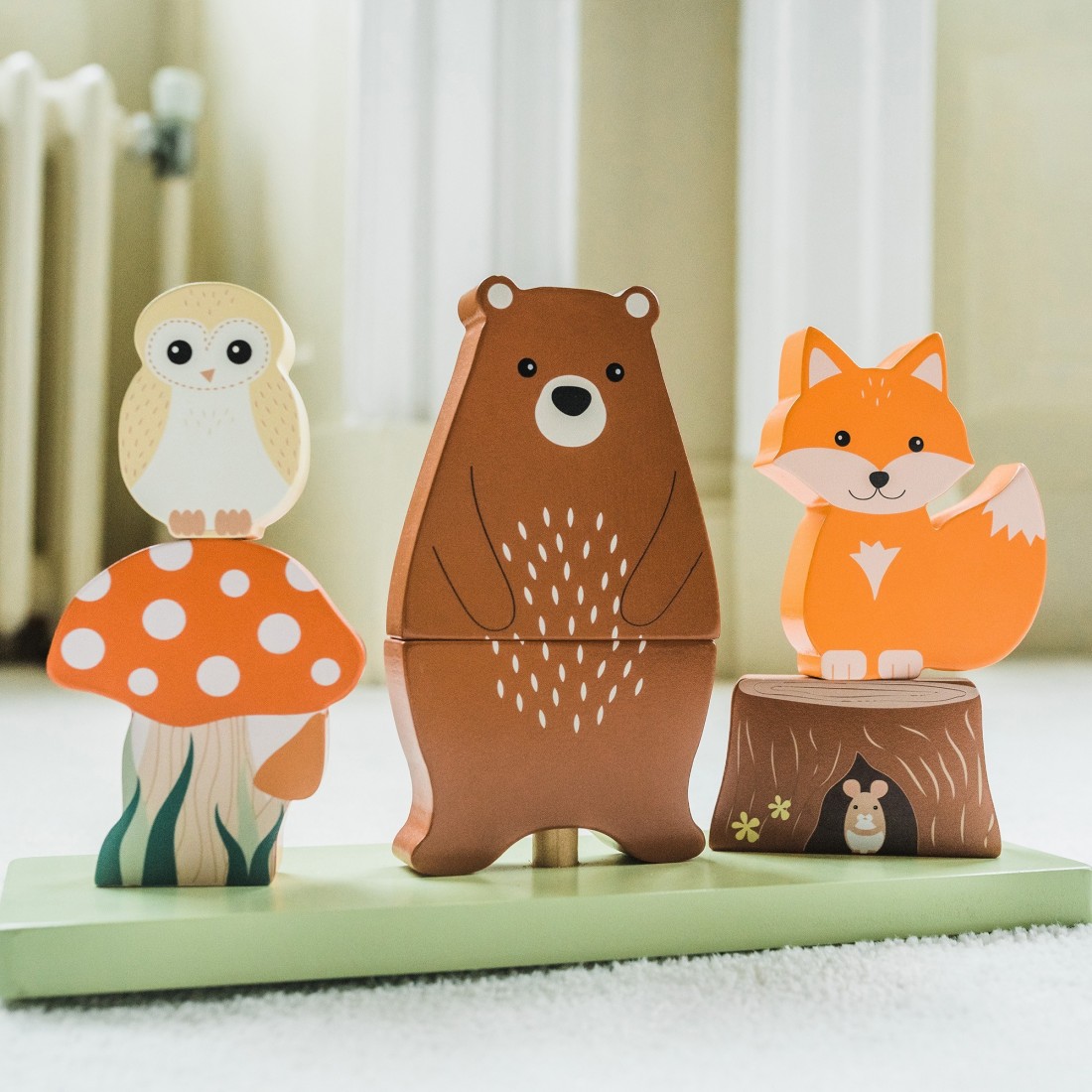 Παιχνίδι Ισορροπίας Woodland 12111  (FSC®) Orange Tree Toys.