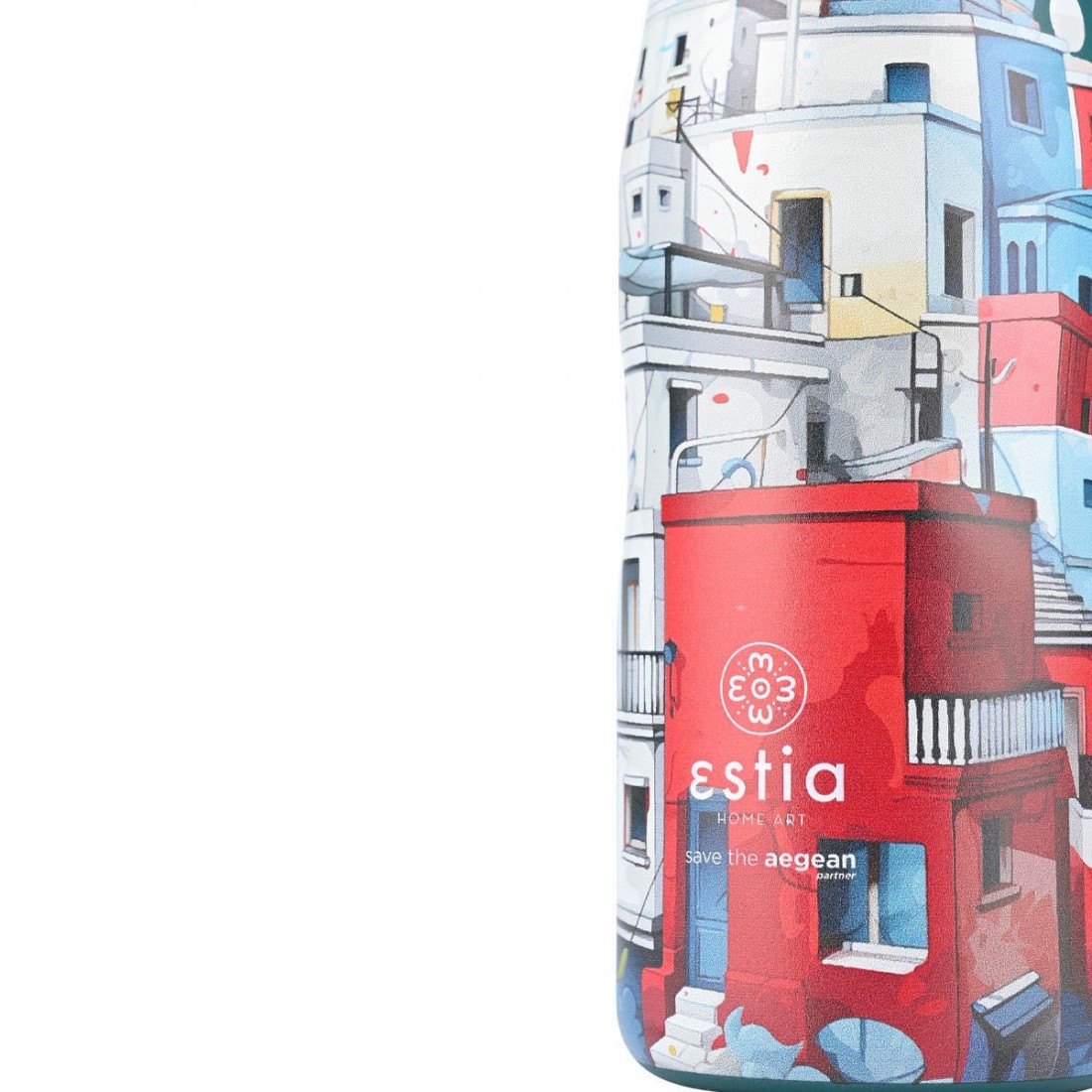 Travel Flask 500ml Urban Mythos 22259 Estia Home Art