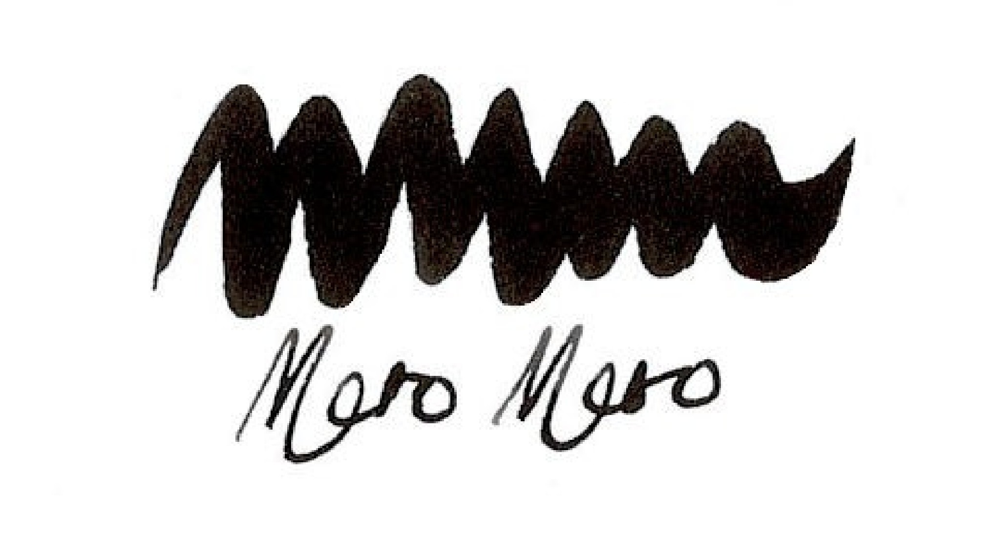 Scribo Nero Nero, deep and absolute 90ml bottle ink