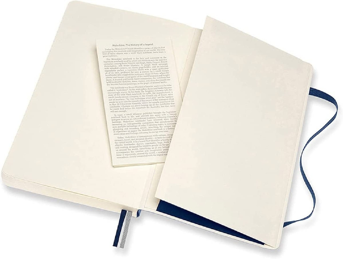 Moleskine Notebook Ruled Expanded Version Large 13x21  Sapphire Blue Soft Cover