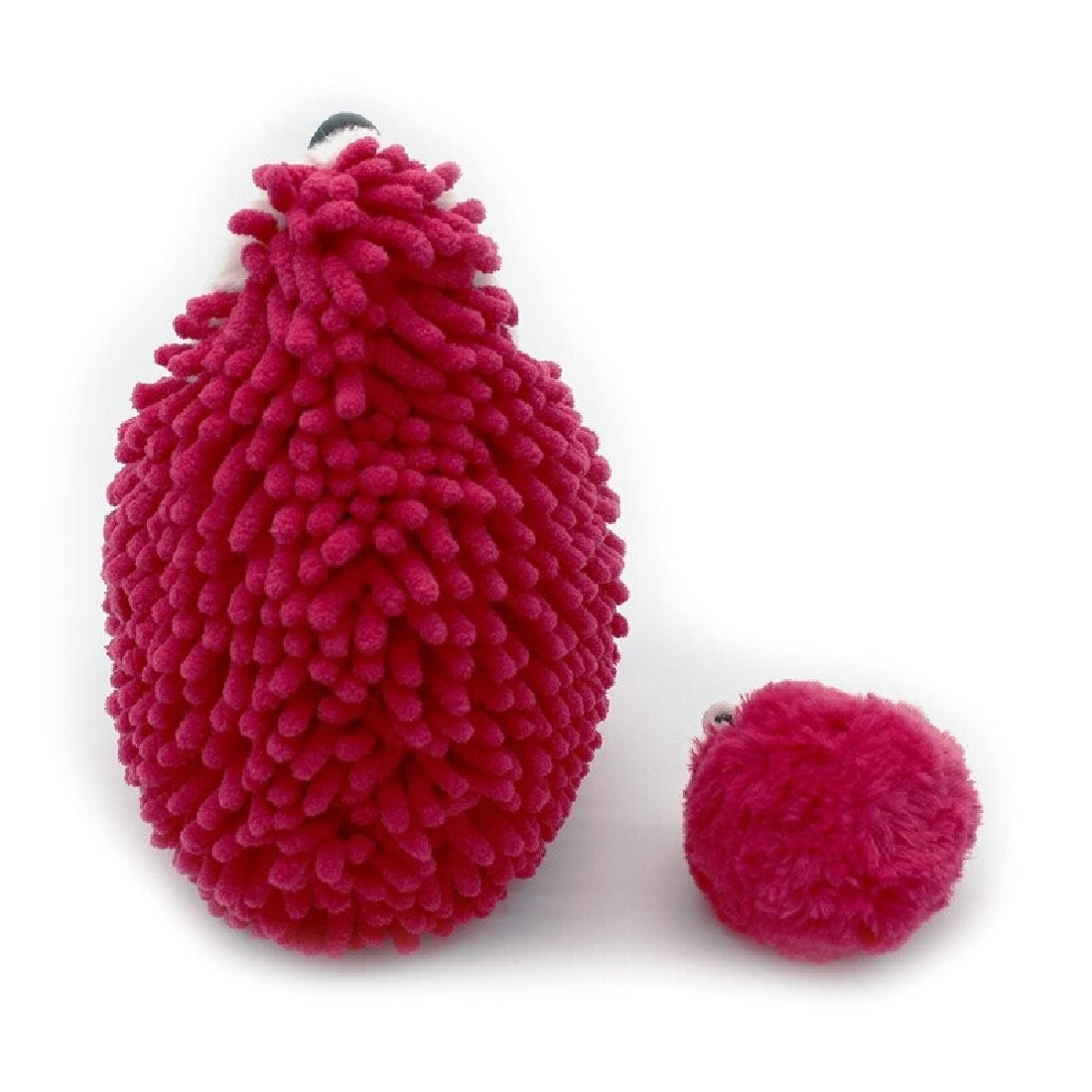 Plush Piktou the hedgehog mother and her baby Beetroot Les Ptipotos 74501 Les Deglingos
