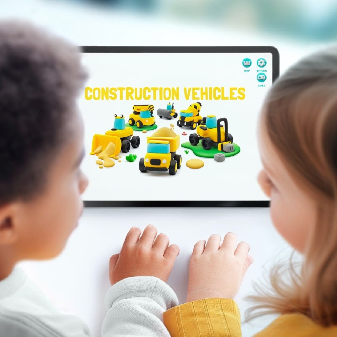 Κατασκευή με πηλό Construction Cars 12901 Hey Clay