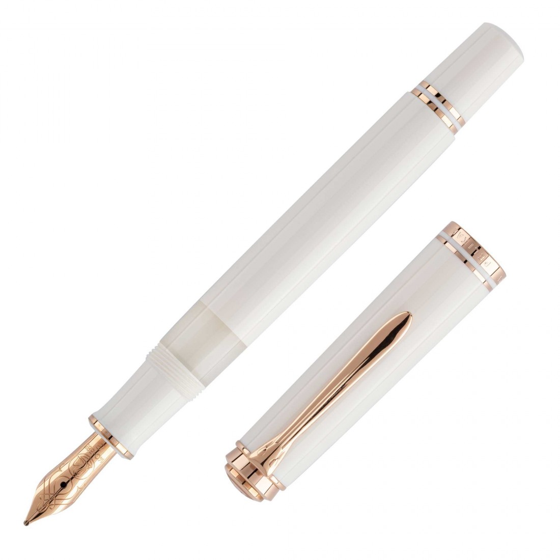 Pelikan Souveran M600 White Rose Gold Special Edition Fountain Pen