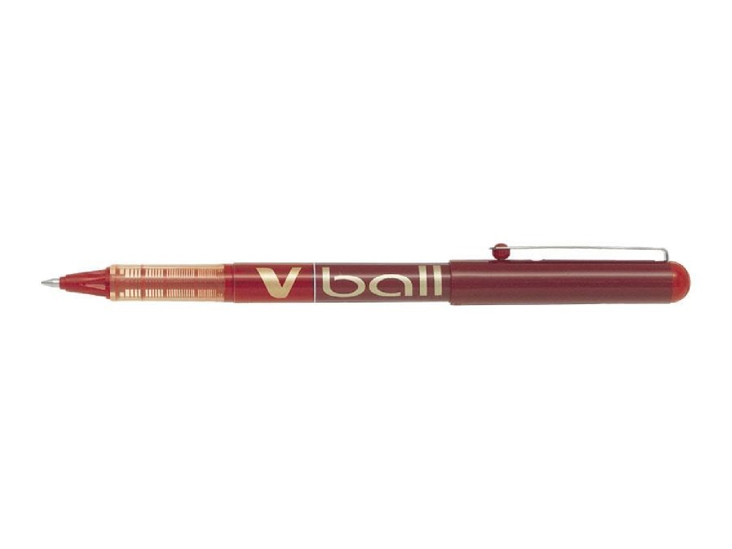 Στυλο  Pilot V-Ball Υγρής Μελάνης 0.7mm Κόκκινο.