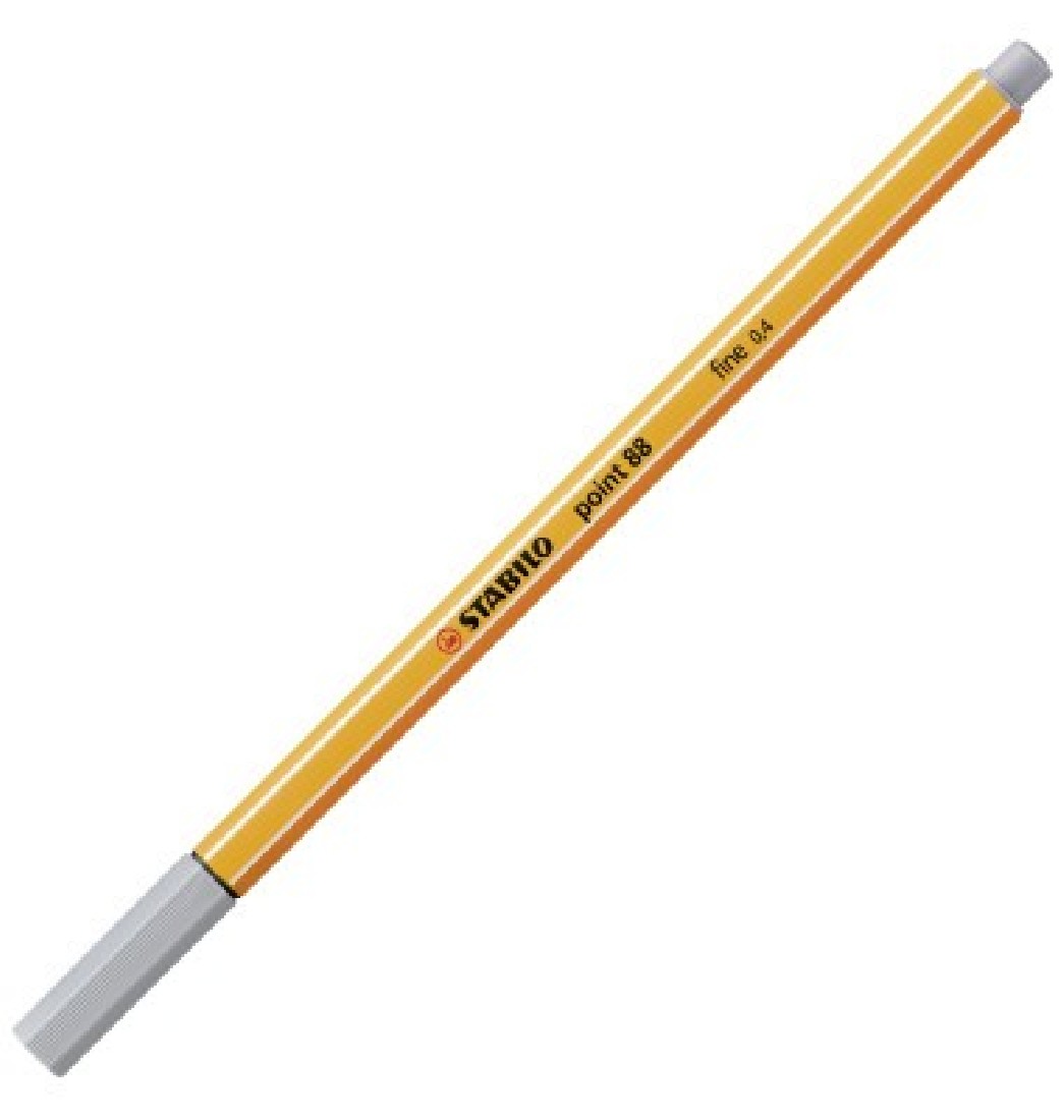 Μαρκαδόρος Point 88/28 Light Grey Stabilo