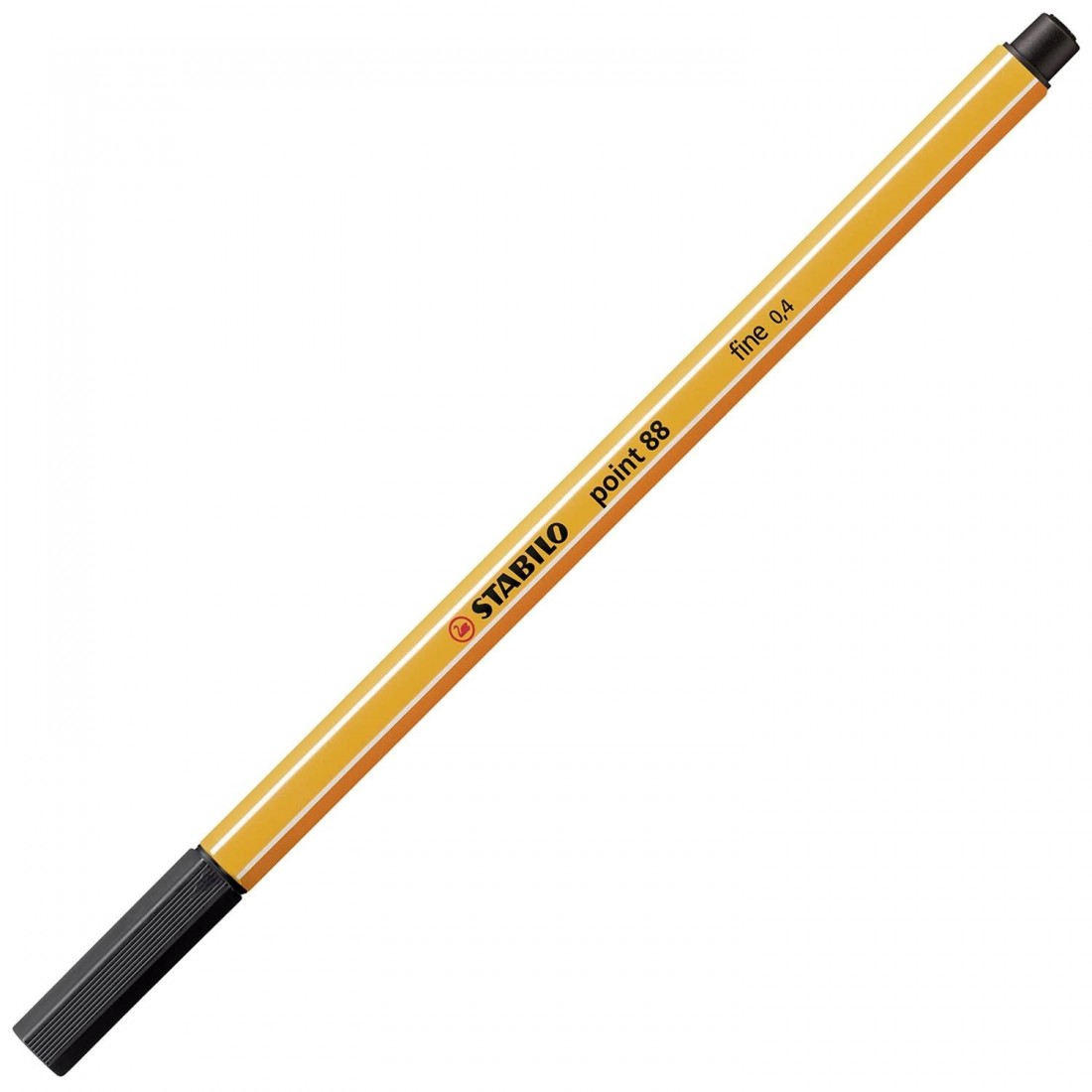 Μαρκαδόρος Point 88/46 Black Stabilo