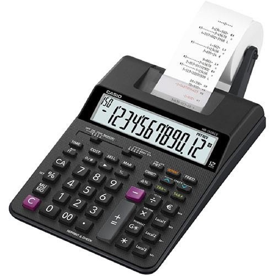 Αριθμομηχανή Επιτραπέζια Reprint & Check Black HR-150RCE Casio