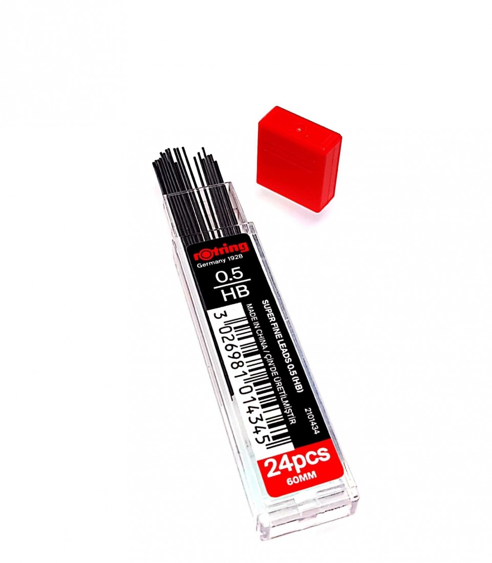 Rotring super fine leads HB 0,5mm 24pcs 2101434
