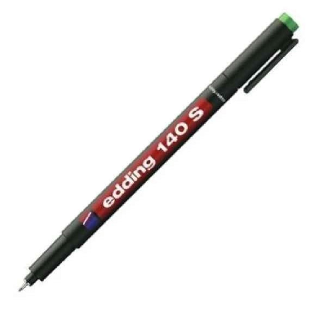 Μαρκαδόρος Ανεξίτηλος Λεπτής Γραφής 0.3mm 140S/4 Green Edding