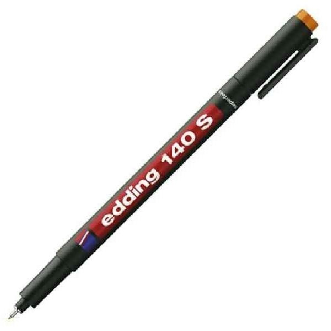 Μαρκαδόρος Ανεξίτηλος Λεπτής Γραφής 0.3mm 140S/6 Orange Edding