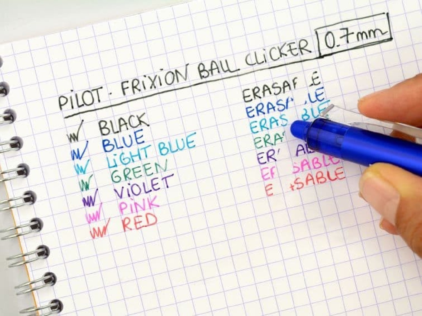Στυλό Frixion Clicker 0.7 Blue Pilot