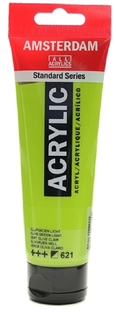 Acrylic Amsterdam 120ml. Olive Green Light Νo.621 Talens