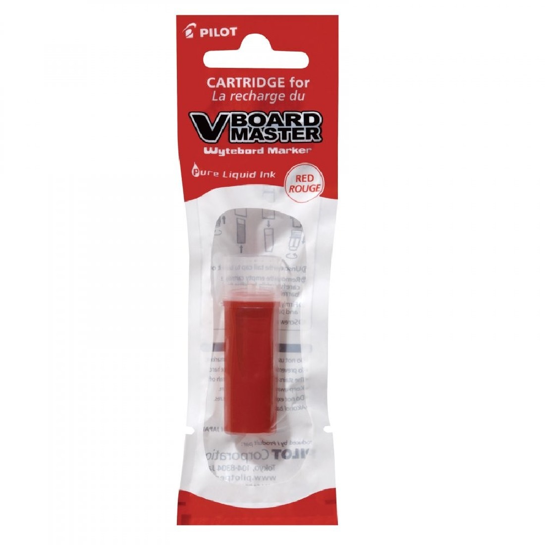 Ανταλλακτικό Μαρκαδόρου Ασπροπίνακα V-Board Master Red Pilot