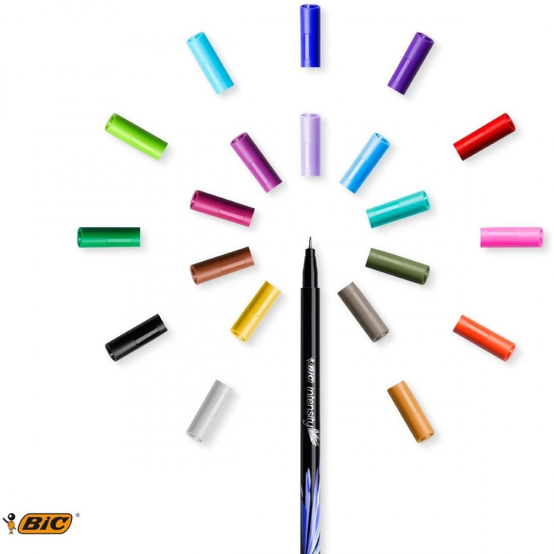 Μαρκαδόρος Fineline Ροζ Intensity BIC