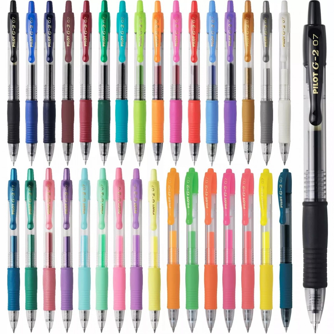 Pilot Στυλό G-2 0.7mm Silver