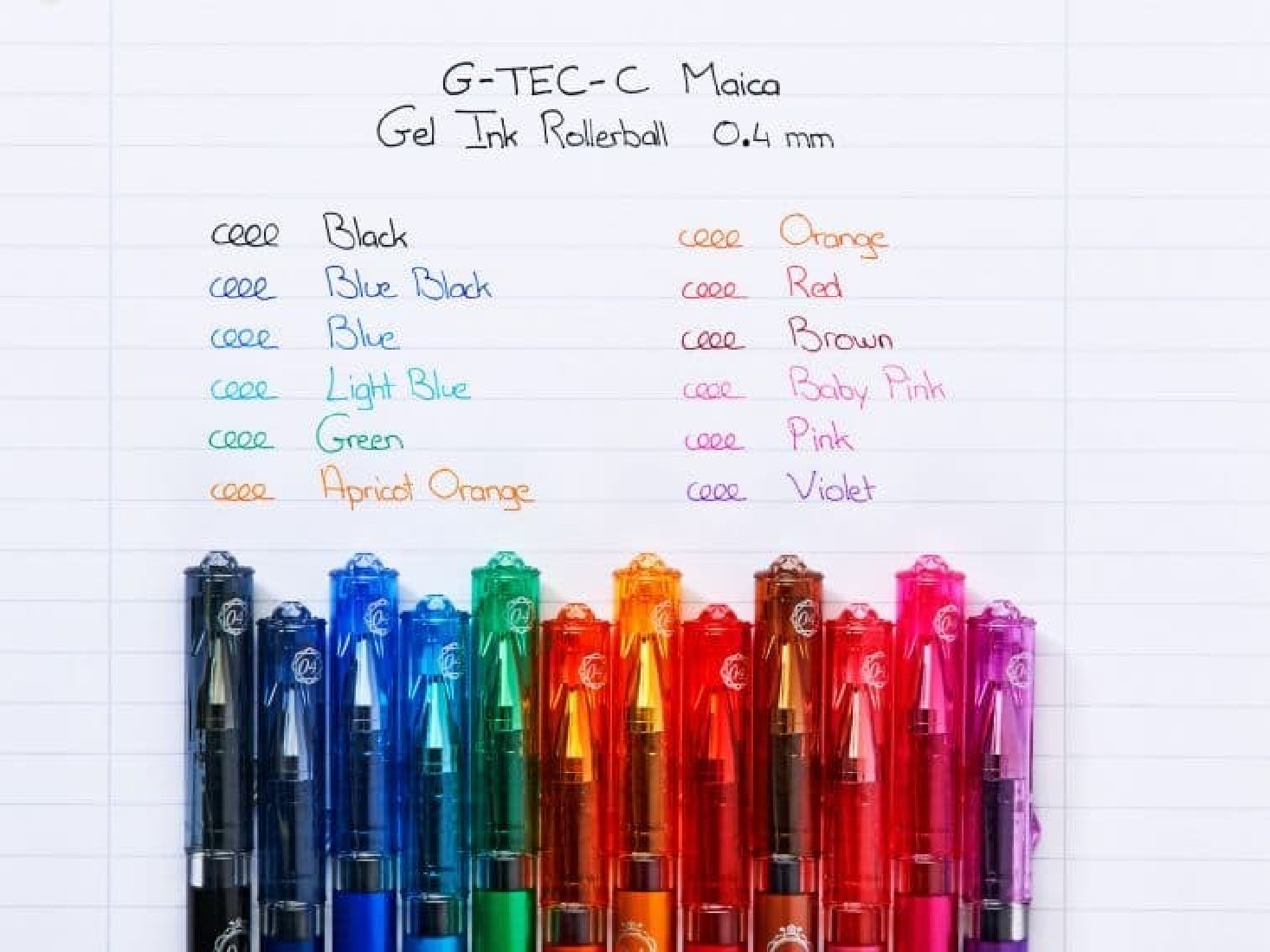 Στυλό G-Tec-c 0.4 Maica Black  Pilot