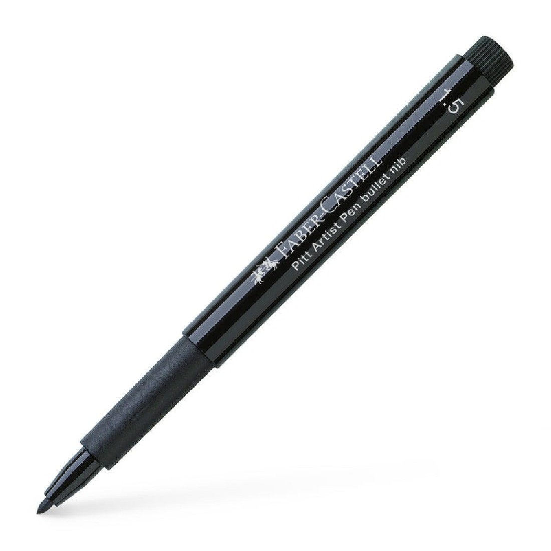 Faber-Castell Pitt Artist Pens Black tin of 4  167153