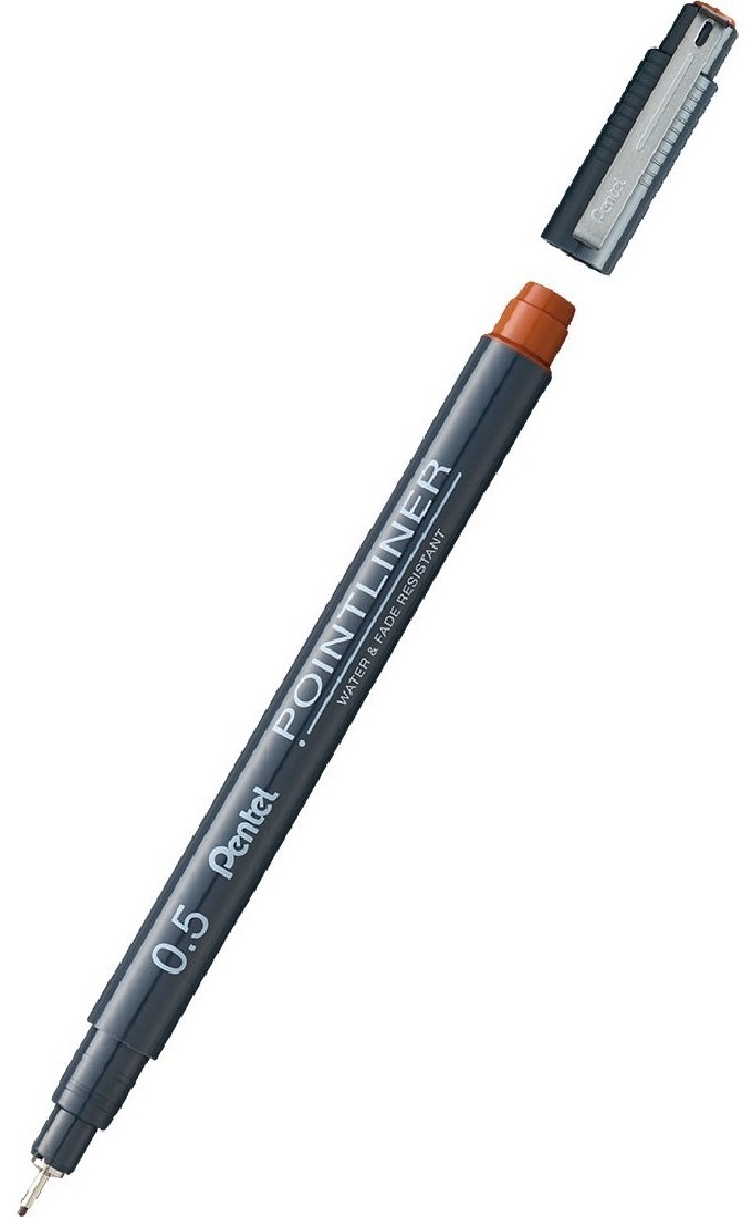 Pentel Pointliner Pen S20P Sanguine