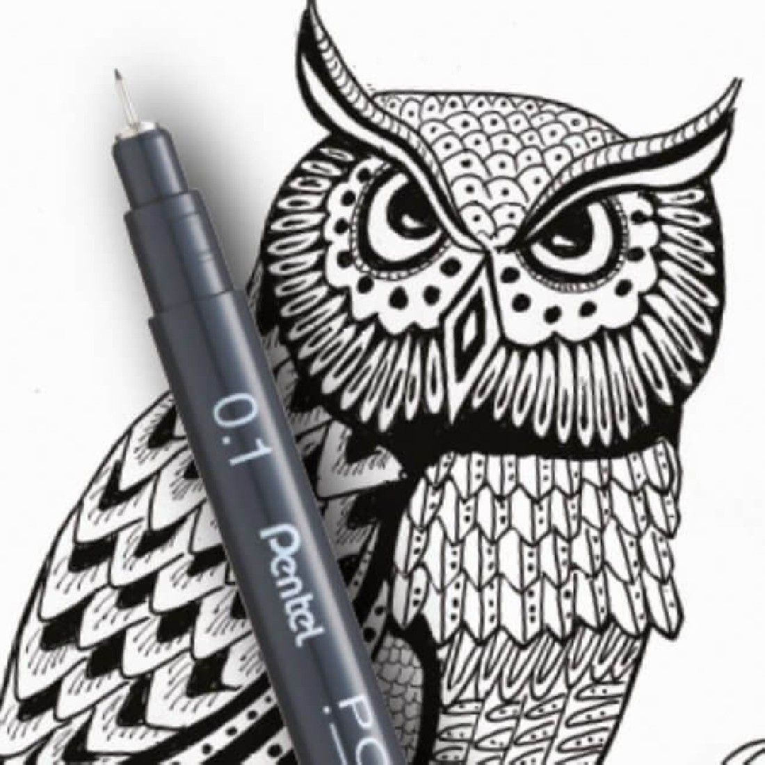 Pentel Pointliner Pen S20P Sanguine
