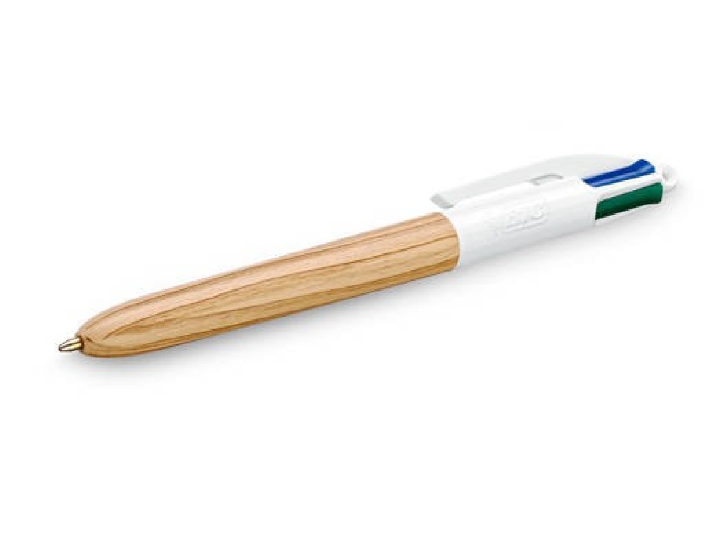 Στυλό 4 Χρωμάτων Wood Style Brown Bic