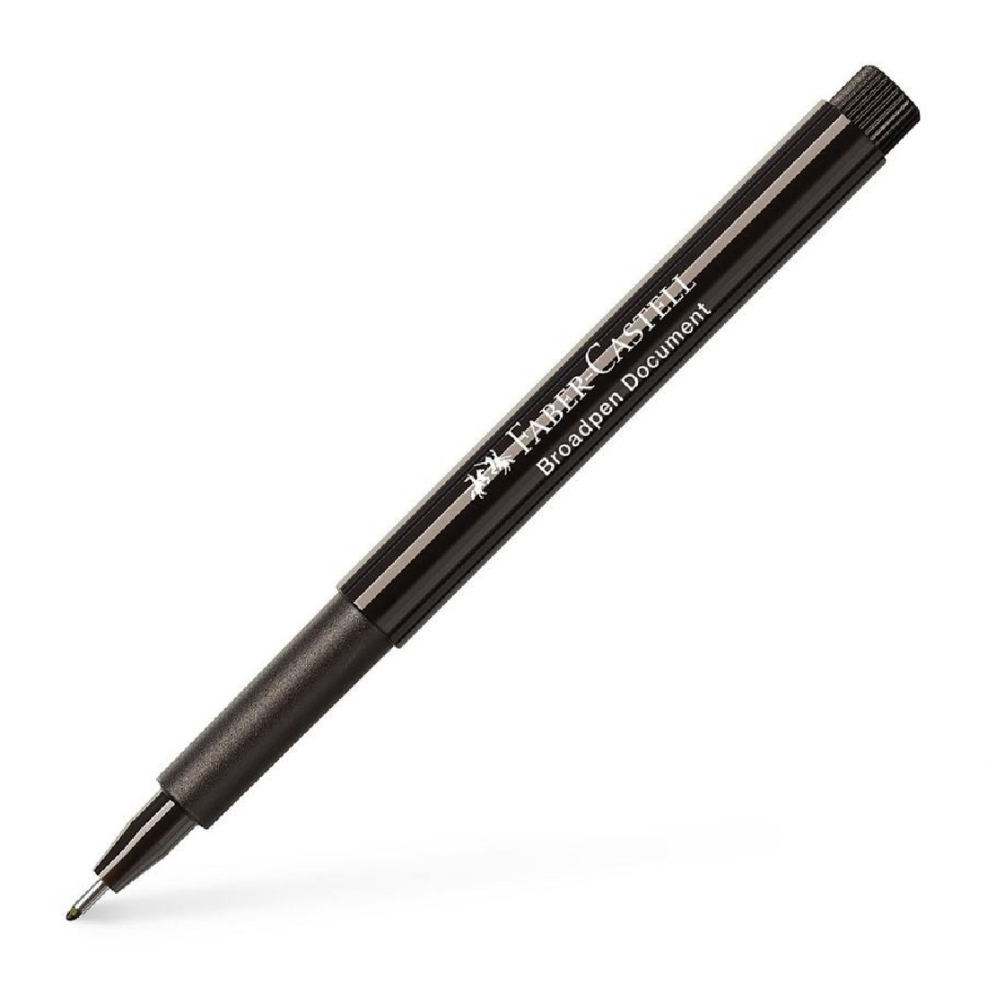Μαρκαδόρος Fineliner Broadpen Document Μαύρος 155499 0.8mm Faber Castell