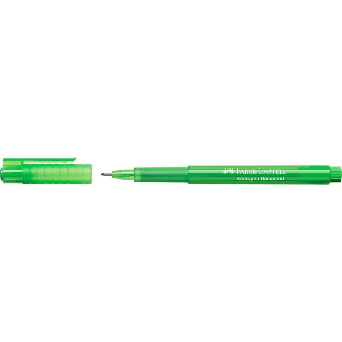 Μαρκαδόρος Fineliner Broadpen Document Λαχανί 155466 0.8mm Faber Castell