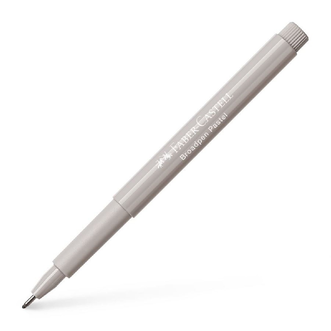 Μαρκαδόρος Fineliner Broadpen Document Pastel Γκρι 155488 0.8mm Faber Castell