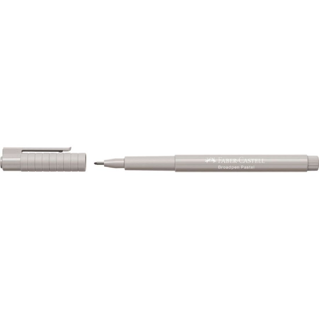 Μαρκαδόρος Fineliner Broadpen Document Pastel Γκρι 155488 0.8mm Faber Castell